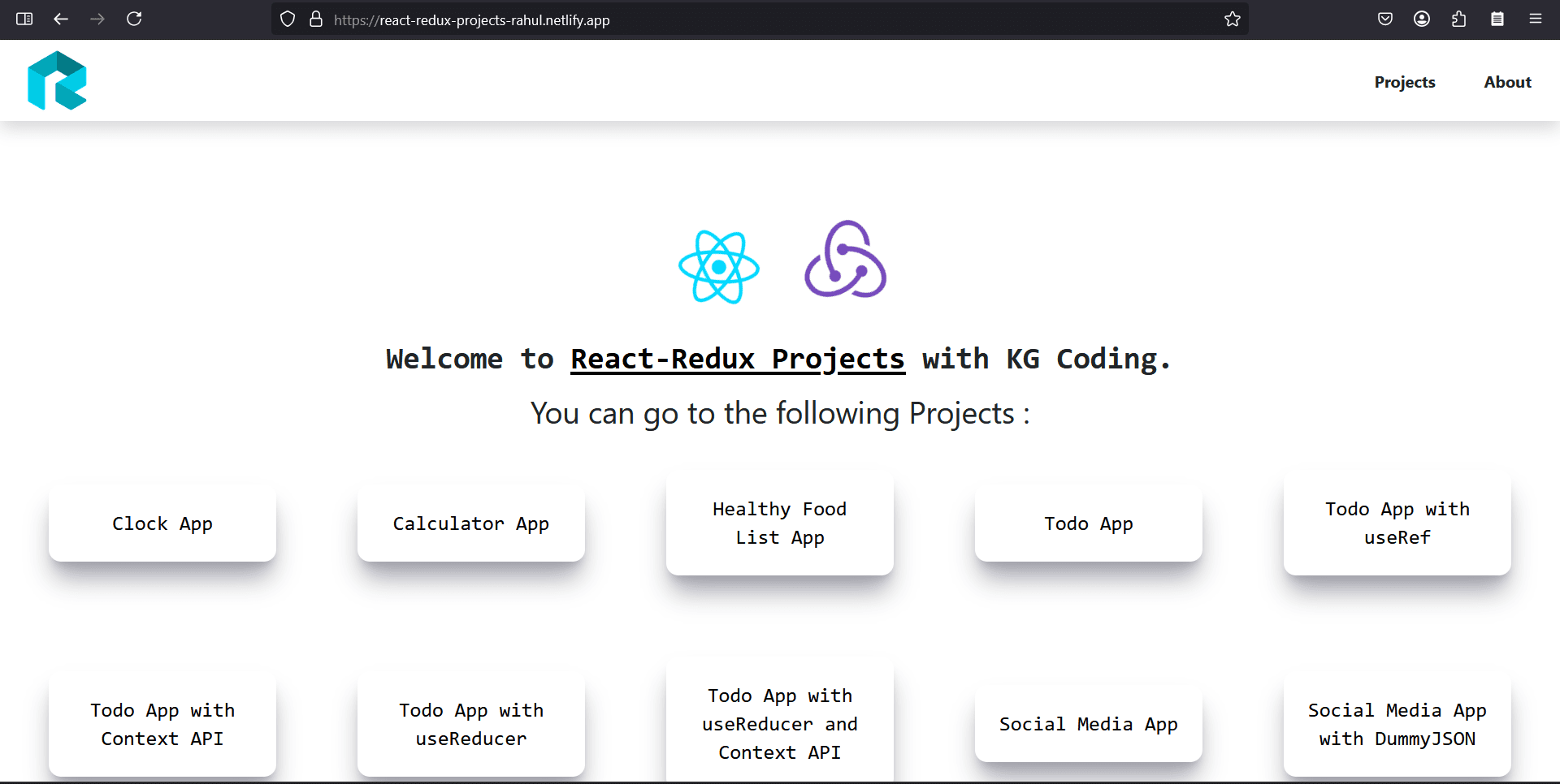 React-Redux Projects